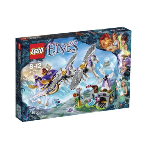 LEGO 41077 ELVES 精灵系列 风之精灵 艾拉的飞马雪橇    