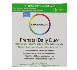 Rainbow Light 润泊莱 Prenatal and Posnatal 孕妇综合维生素+DHA胶囊组合