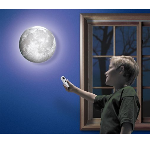 Uncle Milton Moon 室内3D月球模拟趣味夜灯 