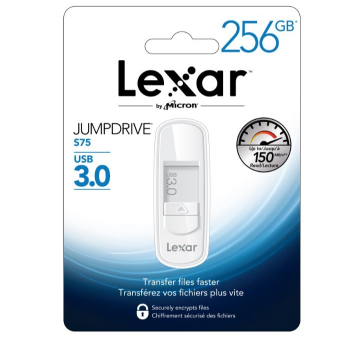 历史最低价！Lexar 雷克沙 S75 256GB USB 3.0 U盘