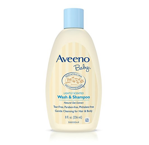 Aveeno Baby Wash & Shampoo 婴儿洗发沐浴二合一 236ml*2瓶 