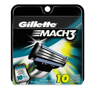 史低价！Gillette 吉列 Mach3 锋速 替换刀片（10枚装）