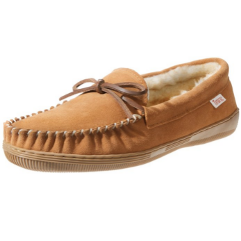 Tamarac by Slippers International 男款 Camper Moccasin 软皮鞋，7 D(M) US