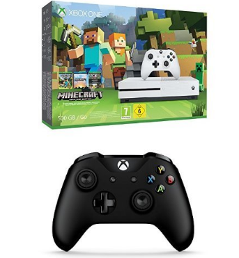 再降25镑： Microsoft 微软 Xbox One S 多款游戏同捆套装    双手柄+游戏
