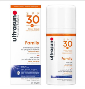 Ultrasun U佳防晒霜SPF30 家庭装型 100ml 户外防水面部全身