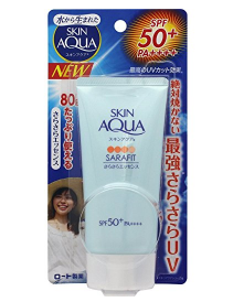 乐敦(ROHTO) SKIN AQUA SARAFIT 水感防晒霜 SPF50+ 80g