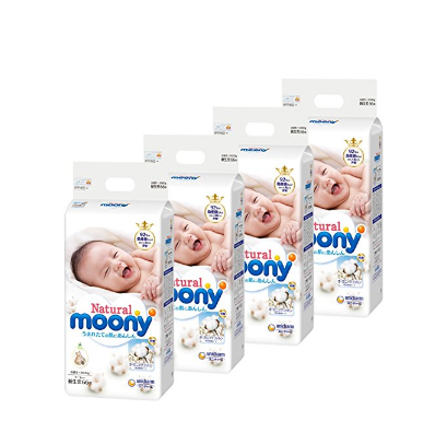 【日亚】moony 尤妮佳 天使自然系列婴儿宝宝纸尿裤，额外9折