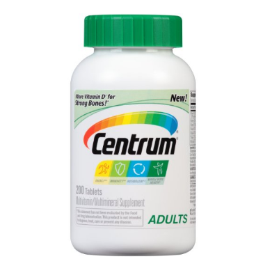 Centrum 善存 Multivitamin Multimineral 成人维生素补充剂 200粒