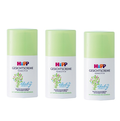 【德亚直邮】Hipp 喜宝婴幼儿面霜 50ml*3