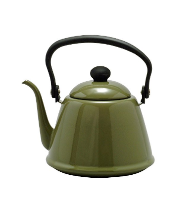 手快有！野田琺瑯 drip kettle II DK-200 水壶 绿色