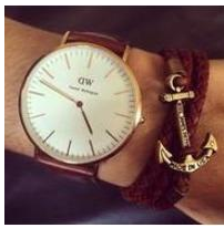 Daniel Wellington 男士石英腕表特卖