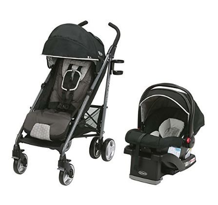 Graco Breaze 可折叠超轻婴儿推车 + 婴儿汽车提篮旅行套装