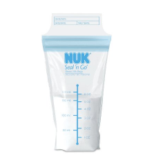 亚马逊史低价!NUK Seal N Go无菌隔氧母乳存储袋 100个