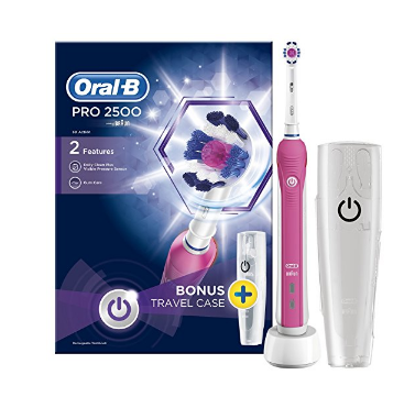 【中亚Prime会员】Oral-B 博朗欧乐 B Pro 2500 3D 电动充电牙刷