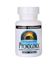 SOURCE NATURALS 源美 Pycnogenol 碧萝芷营养素，60 Tablets