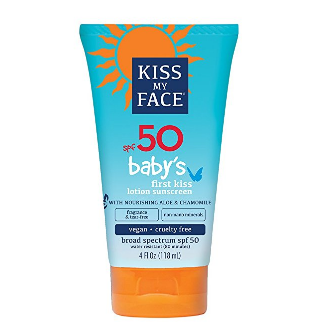 【亚马逊海外购】美亚发货： Kiss My Face SPF50儿童防晒护肤乳液 118ml