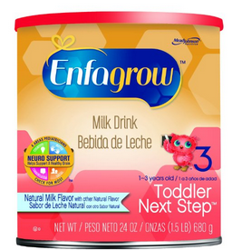【亚马逊海外购+美亚直邮】美赞臣Enfagrow Next Step 婴幼儿3段奶粉 24 盎司(4罐装)