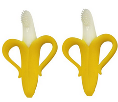 【亚马逊海外购+美亚直邮】Baby Banana带柄牙刷 2支装