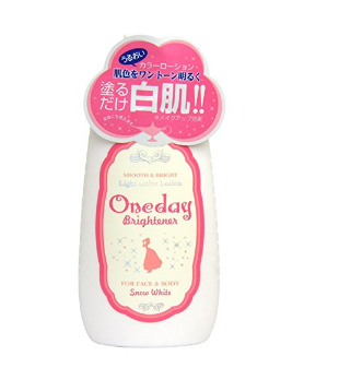 【亚马逊海外购 + 日亚直邮】oneday 瞬间白肌 身体乳snow white白肌乳液120ml×2瓶套