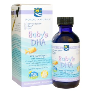 Nordic Naturals挪威小鱼 婴幼儿鳕鱼肝油滴剂DHA 60ml