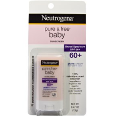 【iherb】Neutrogena, 婴儿用纯天然物理防晒霜，SPF 60+，0.47 oz (13 g)