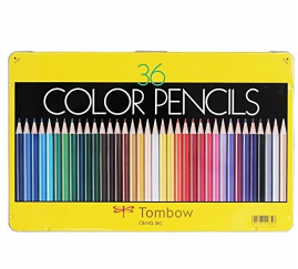 【日本亚马逊】TOMBOW 蜻蜓 36色彩色铅笔 CB-NQ36C