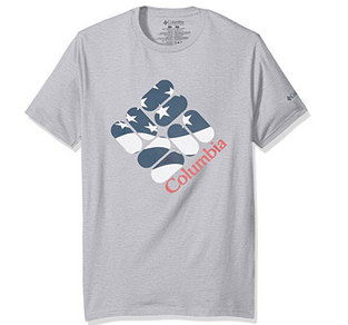 【亚马逊海外购+美亚直邮】Columbia 哥伦比亚 男士短袖T恤 灰色 XL码