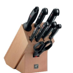 【亚马逊海外购+德亚直邮】ZWILLING 双立人 TWIN Chef 系列 31665-000-0 刀具9件套