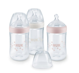 【亚马逊海外购+德亚直邮】 NUK Nature Sense 奶瓶260ml*3个装适合6-18个月宝宝