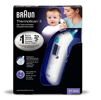 【亚马逊海外购+英亚直邮】BRAUN IRT6020 ThermoScan 5 红外线耳温计