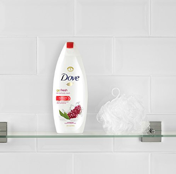 Dove go fresh 石榴味沐浴乳 22oz每瓶4瓶装 近期低价