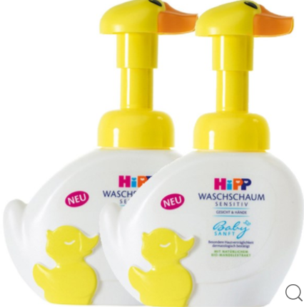 【德国BA保镖】Hipp喜宝小鸭子儿童泡泡洗手洗脸液​250ml*2个装