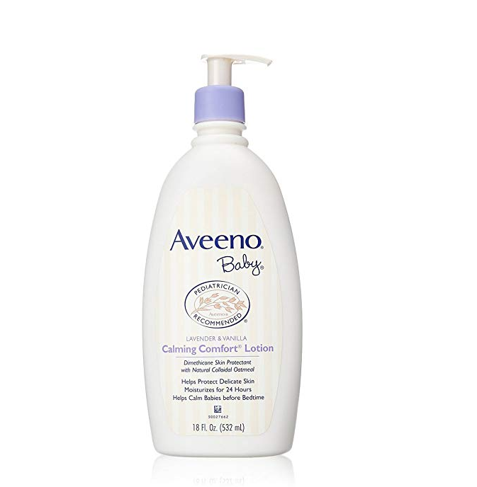 【亚马逊海外购】Aveeno 艾维诺 婴儿薰衣草镇静舒缓润肤乳532ml*3瓶​