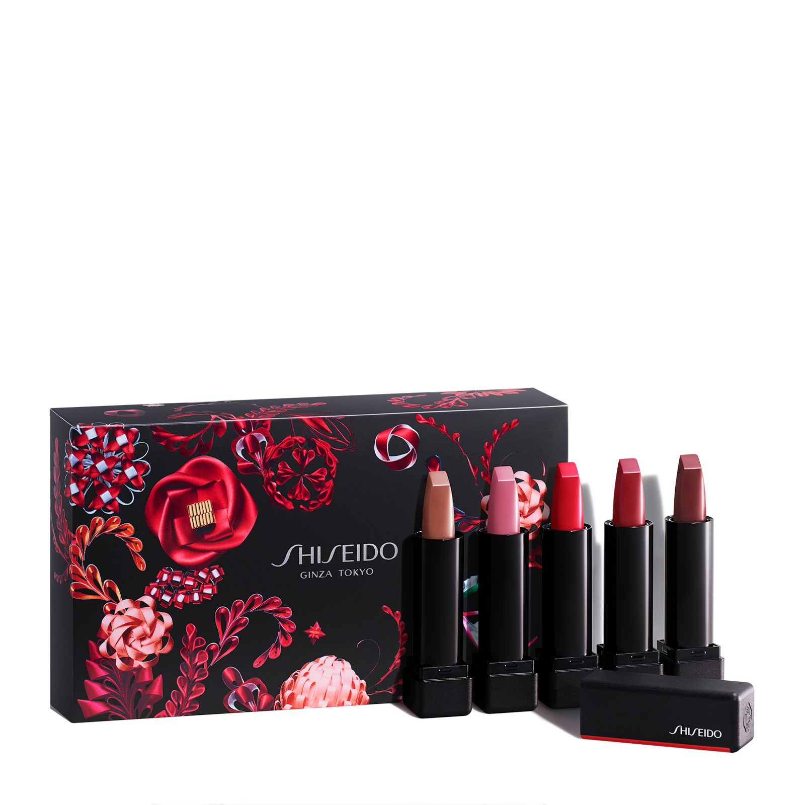 限定款！#英国直邮#【FU中文网】Shiseido 资生堂超美哑光唇膏五件套装