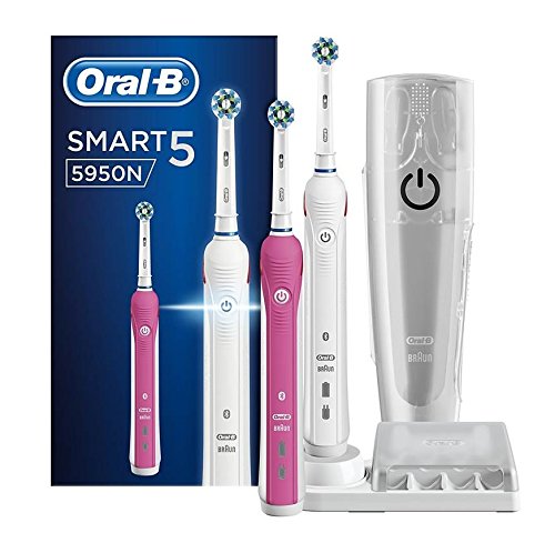 降价！【亚马逊海外购】Oral-B欧乐B Smart 5 5950 电动牙刷 2只装​