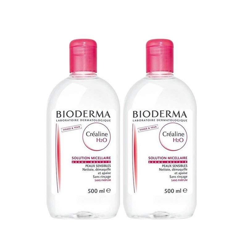 好价可入！【亚马逊海外购】BIODERMA贝德玛 舒妍保湿卸妆水粉水 500ml 2瓶装*2件