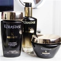 七折补货！#英国直邮#【FU中文网】Kerastase Hair to Go黑钻凝时三件套