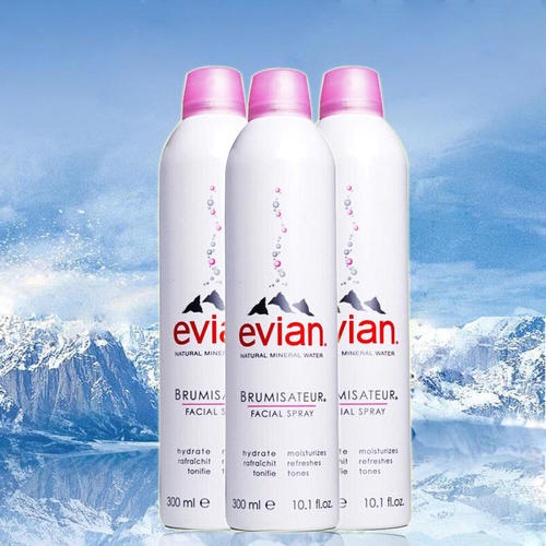 #亚马逊海外购#Evian 依云 保湿舒缓矿泉水喷雾 300毫升*3
