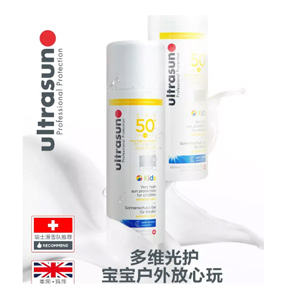 宝宝专用防晒！#亚马逊海外购#Ultrasun优佳 儿童专用温和防晒乳SPF50 150ml