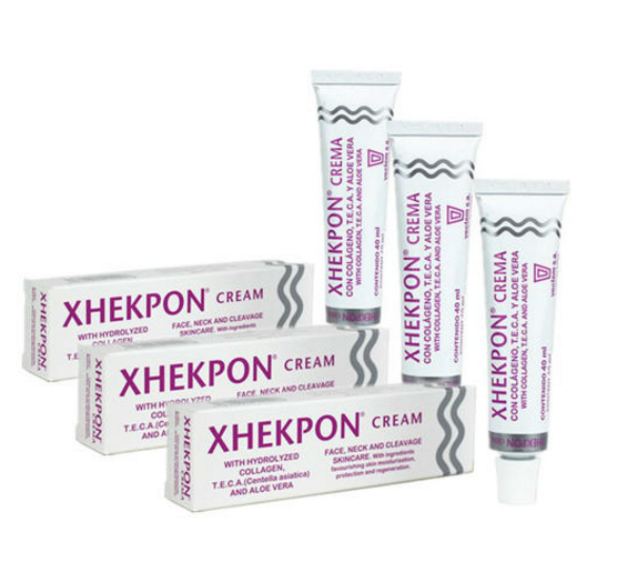 欧洲去颈纹神器！Xhekpon 西班牙胶原蛋白颈霜40ml*3支​