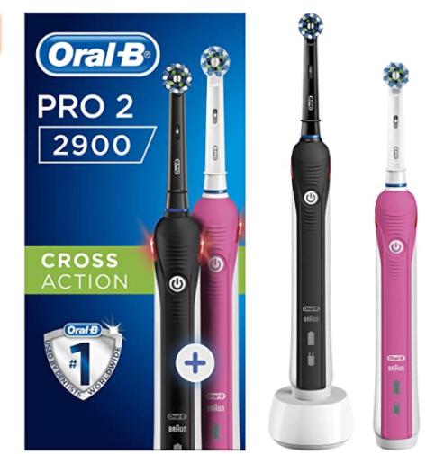 Oral-B欧乐B Pro 2 2900 电动牙刷 2支装