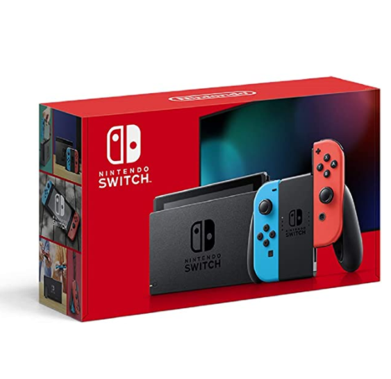Nintendo任天堂 Switch 红蓝版续航升级版游戏主机