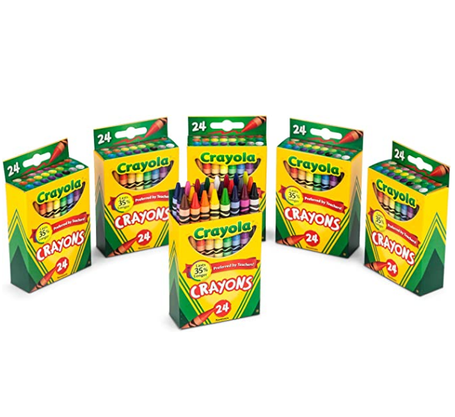 Crayola绘儿乐 可水洗蜡笔24支*6盒