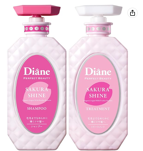 Moist Diane 黛丝恩 2024春日限定樱花无硅洗护套装 450ml*2瓶