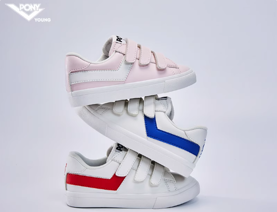 pony儿童运动鞋小白鞋