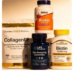 iHerb：头发、皮肤、指甲营养素专场特惠